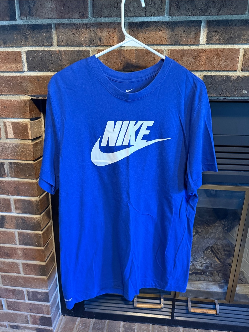 Nike Royal Blue Tee with White Swoosh